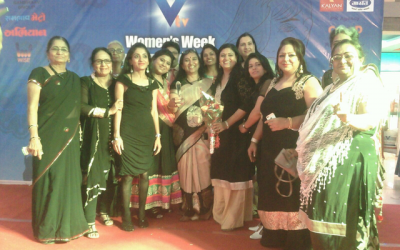 With Winner Family Court Consillieter Team in V TV theme Family values Fashion Show