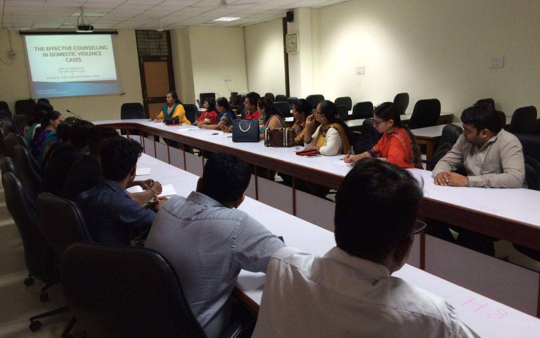 Giving training to Domestic violence Counsellers team at Surat District Court